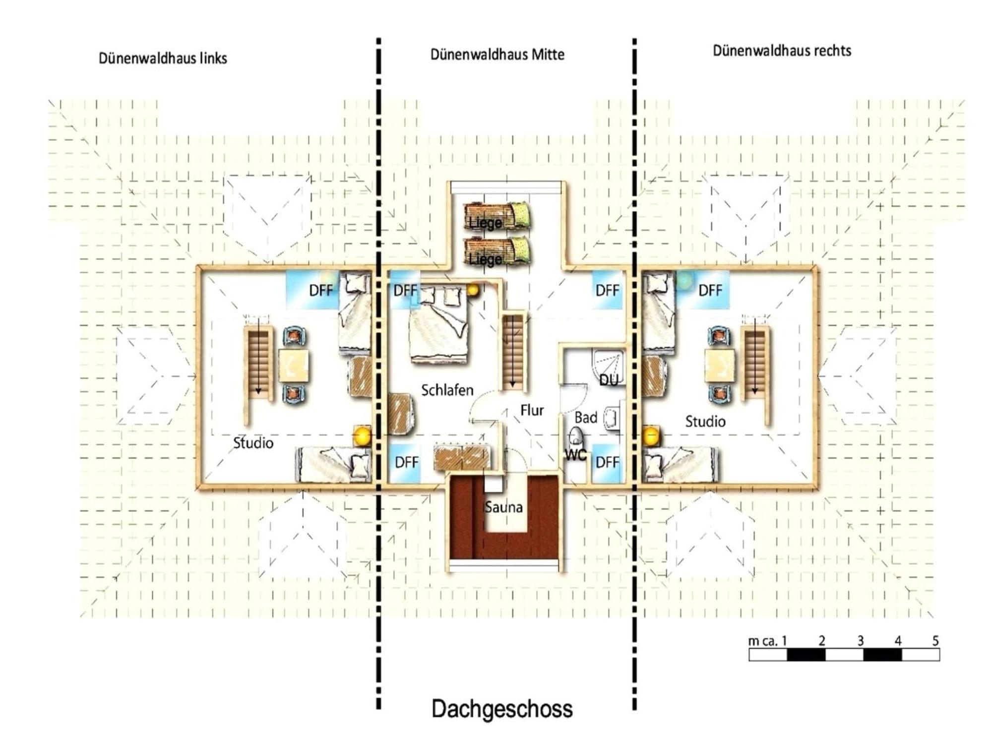 Апартаменти Reihenhaus Duenenwaldhaus Mitte In Трассенгайде Екстер'єр фото