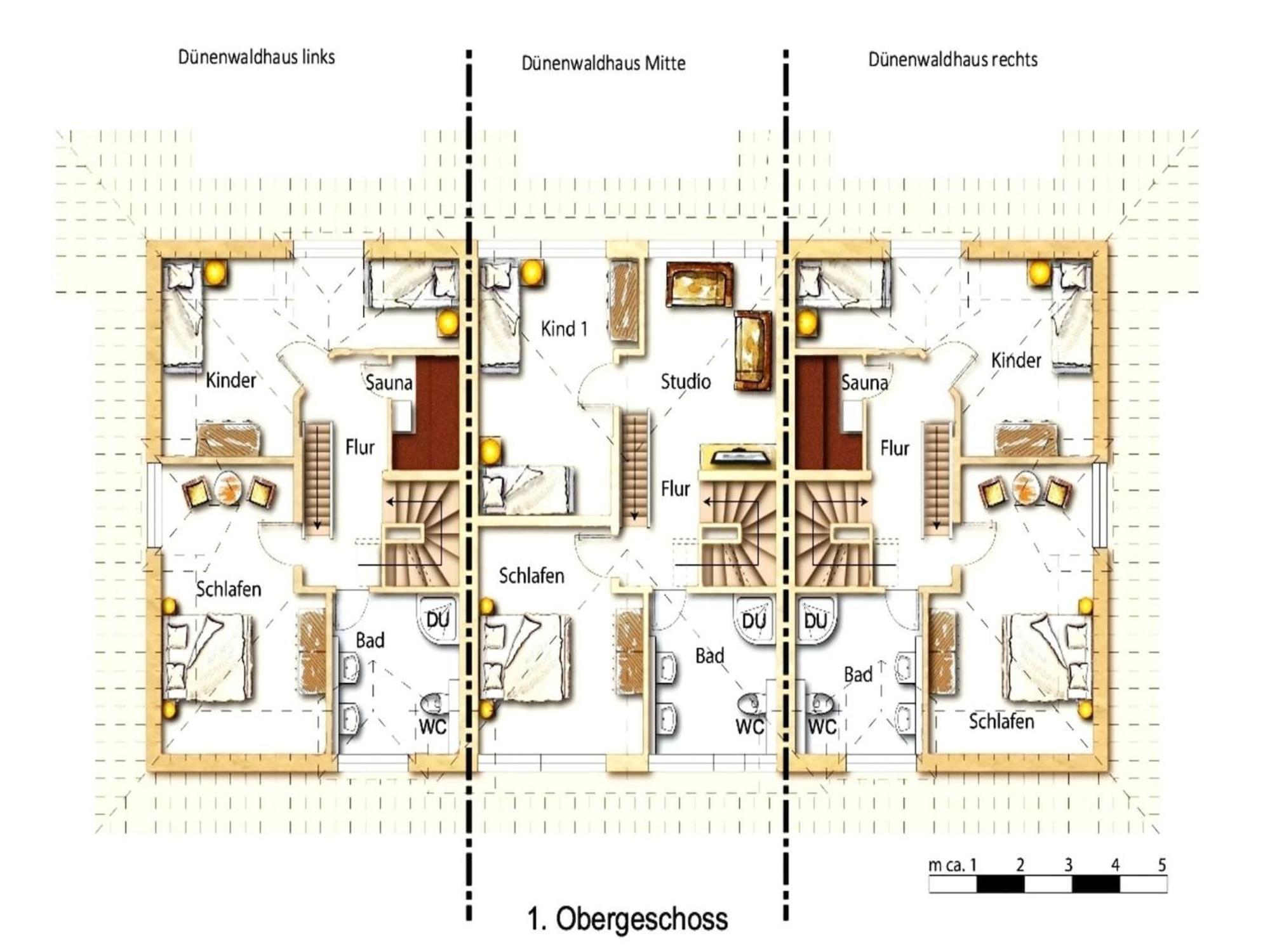 Апартаменти Reihenhaus Duenenwaldhaus Mitte In Трассенгайде Екстер'єр фото